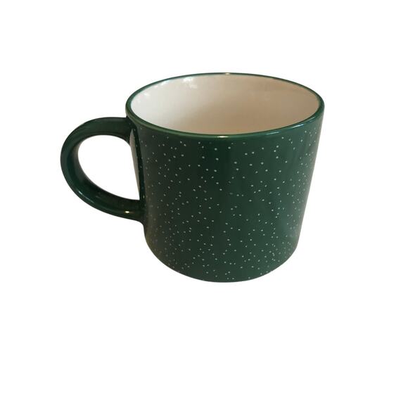 Dog Pug Mug Christmas Green Snow Scarf Elum Coffee Tea - Picture 2 of 7